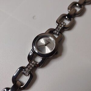 7.5 Inch Geneva Metal Chain Link Watch